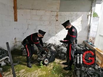 carabinieri componenti auto ritrovate 1