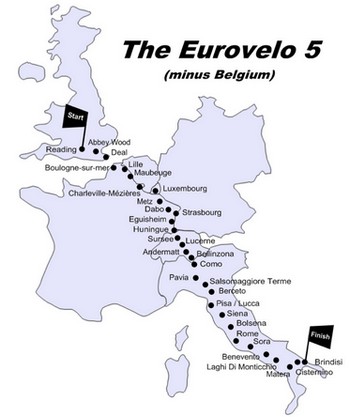 eurovelo 5 logo