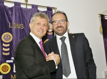 Lions presidente Resta e Gatto