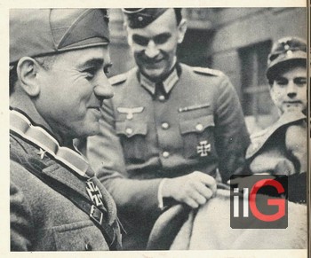 generale giovanni messe con ufficiali tedeschi