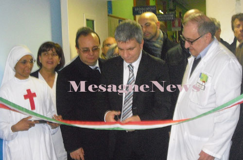 ospedale vendola inaugura il reparto di medicina