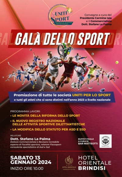 Gala dello Sport 2024 - Uniti per lo Sport