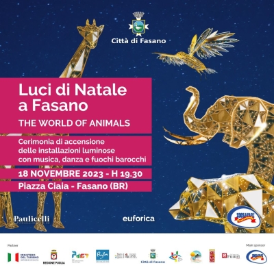 Luci di Natale a Fasano: The World of Animals