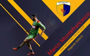 Il Mesagne Calcio 2020 tessera Marco Montefrancesco, difensore