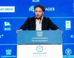 Intervento del presidente del gruppo giovani imprenditori sud di Confindustria, Gabriele Menotti Lippolis