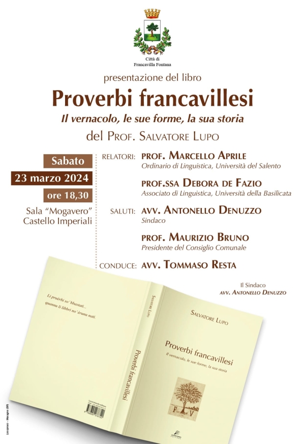 Presentazione del libro Proverbi francavillesi