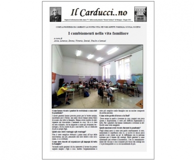 I ragazzi 5a C della scuola primaria “Giosuè Carducci” di Mesagne realizzano &quot;Il Carducci..no&quot;