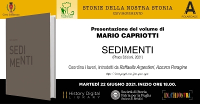 Presentazione volume Sedimenti di Mario Capriotti