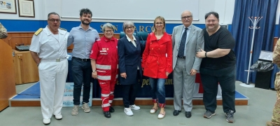Convegno su Donazione Organi e sangue nella Caserma &quot;Carlotto&quot; del Battaglione San Marco, Aido e CRI Brindisi