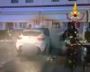 Brindisi, incendio auto nel parcheggio di una struttura ricettiva