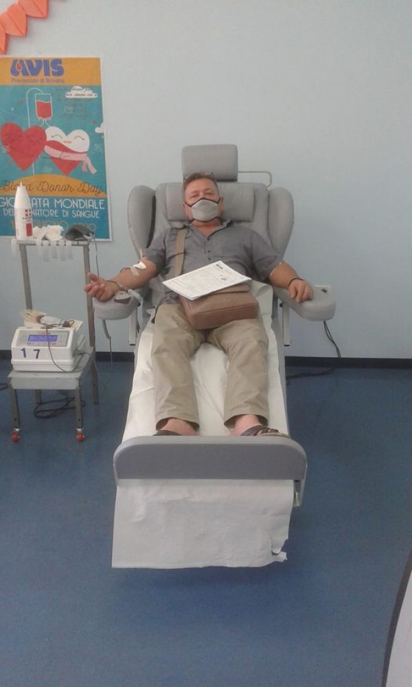 Perrino, test sierologico Covid 19 per nuovi donatori di sangue