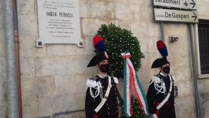 Cerimonia di commemorazione del Carabiniere Ausiliario M.O.V.M. Angelo PETRACCA