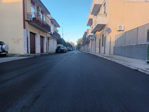 Lavori di rifacimento dell’asfalto di via San Francesco