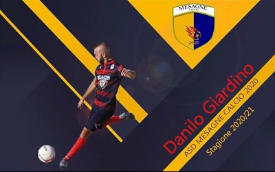 Il Mesagne Calcio 2020 comunica il tesseramento di Danilo Giardino, classe 93, difensore