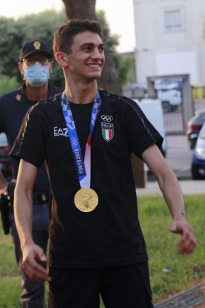 Vito Dell&#039;Aquila, medaglia d&#039;oro a Tokyo 2020 nella disciplina del taekwondo