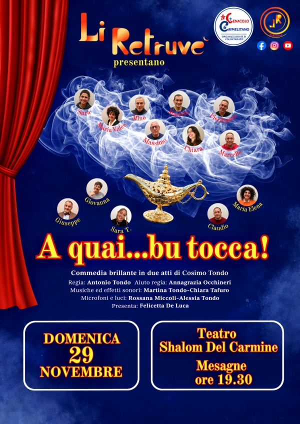 IL TEATRO SHALOM TORNA PROTAGONISTA A MESAGNE