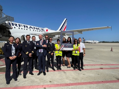 5° anniversario collegamento Air France Bari - Parigi