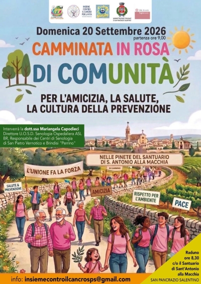 CAMMINATA in ROSA, CAMMINATA di COMUNITÀ