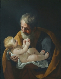 Il “San Giuseppe con Bambino” di Guido Reni (1575-1642), proprietà della Fondazione della Cassa di Risparmio di Rimini