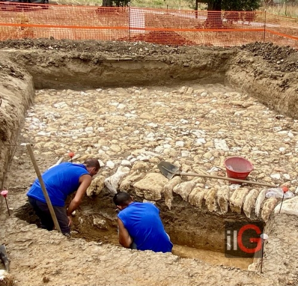 Lo scavo della via Appia a Muro Tenente