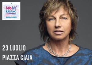 «Wow! Fasano», Gianna Nannini in concerto in piazza Ciaia il 23 luglio