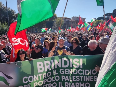Il Comitato pro Palestina contro l'attracco della nave nave israeliana “Crown Iris"