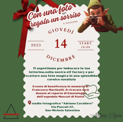 San Michele Salentino, giovedì 14 dicembre un magico Natale in Via Pascoli