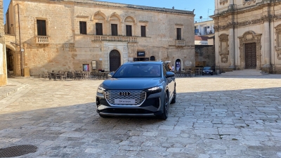 A Mesagne girato lo spot pubblicitario dell&#039;Audi Q - 4 E-tron
