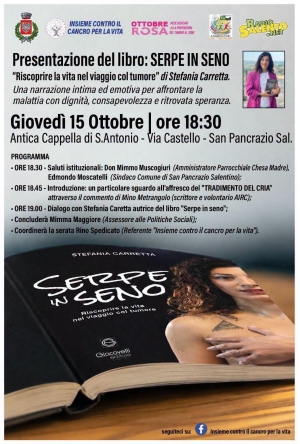 Presentazione del libro: “SERPE IN SENO