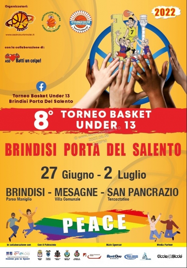 Nella villa comunale di Mesagne il torneo di basket &quot;Brindisi Porta del Salento&quot;