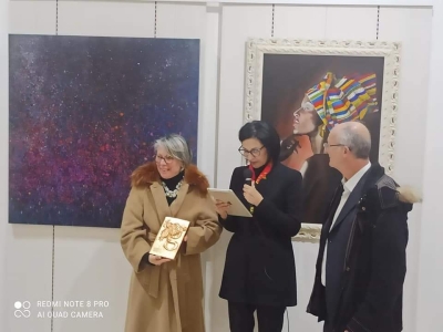Ad Angioletta De Nitto il primo premio pittura &quot;Germinazioni 2022&quot; con l&#039;opera &quot;APPARENTE DUALISMO&quot; 