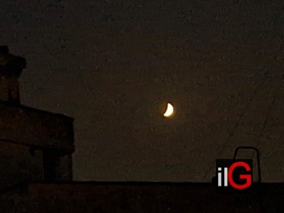 Varie fasi dell'eclissi